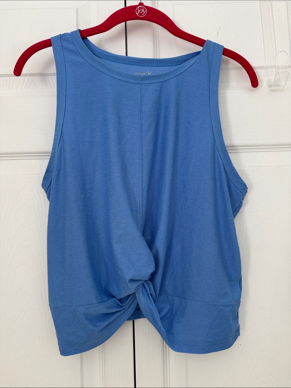 Old Navy Blue Front-Twist Tank Top - Women Size M